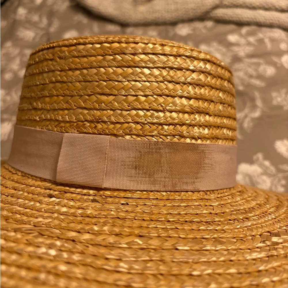 ASOS Wide-Brim Straw Sun Hat in Natural - Picture 5 of 5